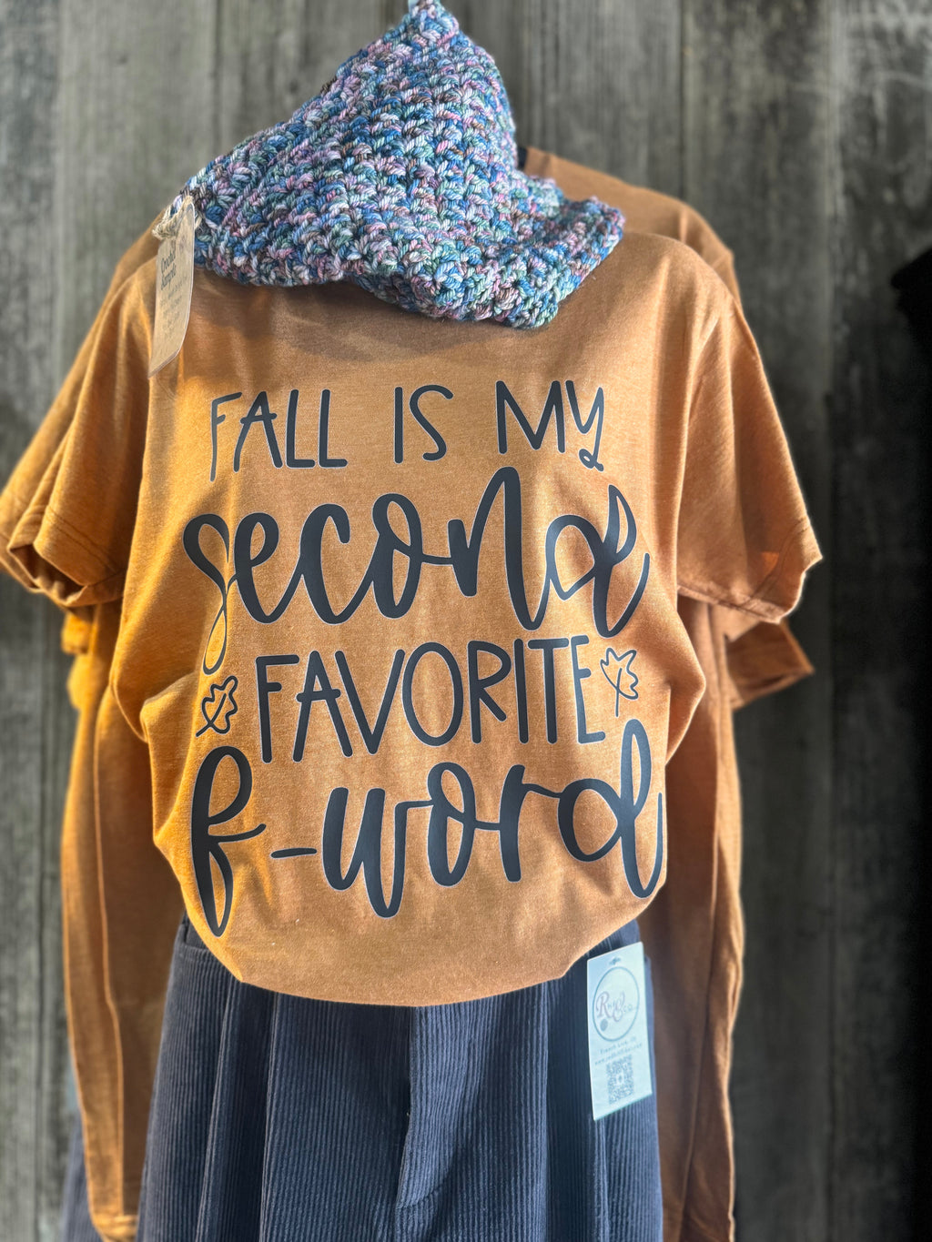 Fall is my second favorite F-Word Tee