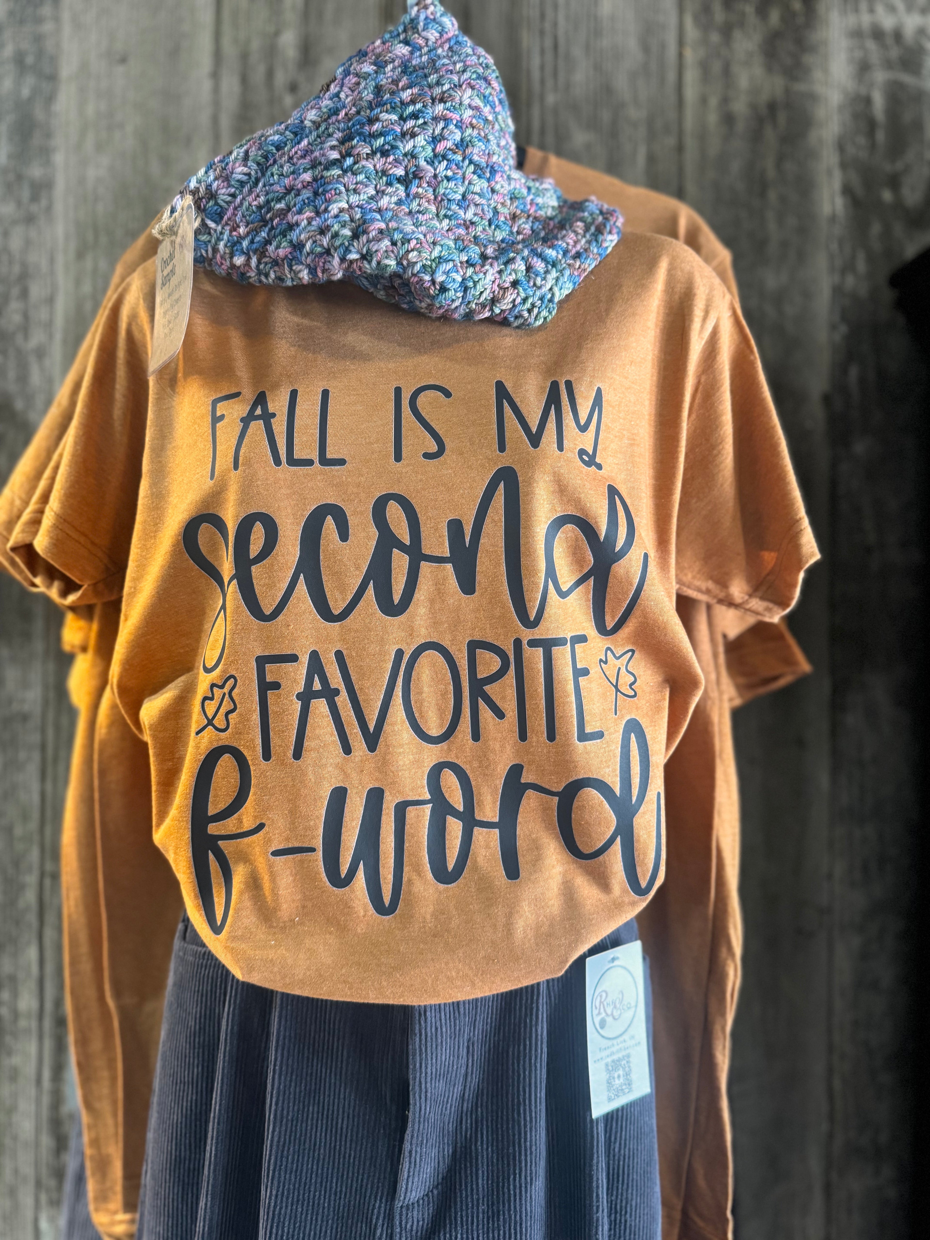 Fall is my second favorite F-Word Tee