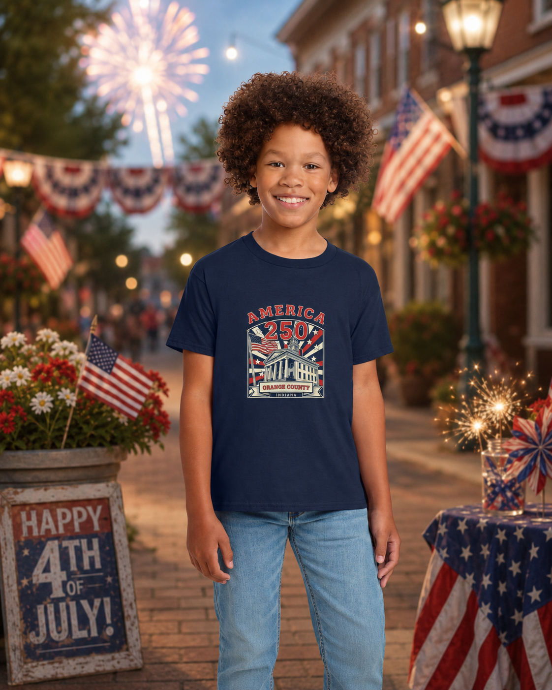America 250 – Orange County Indiana Youth Celebration Tee