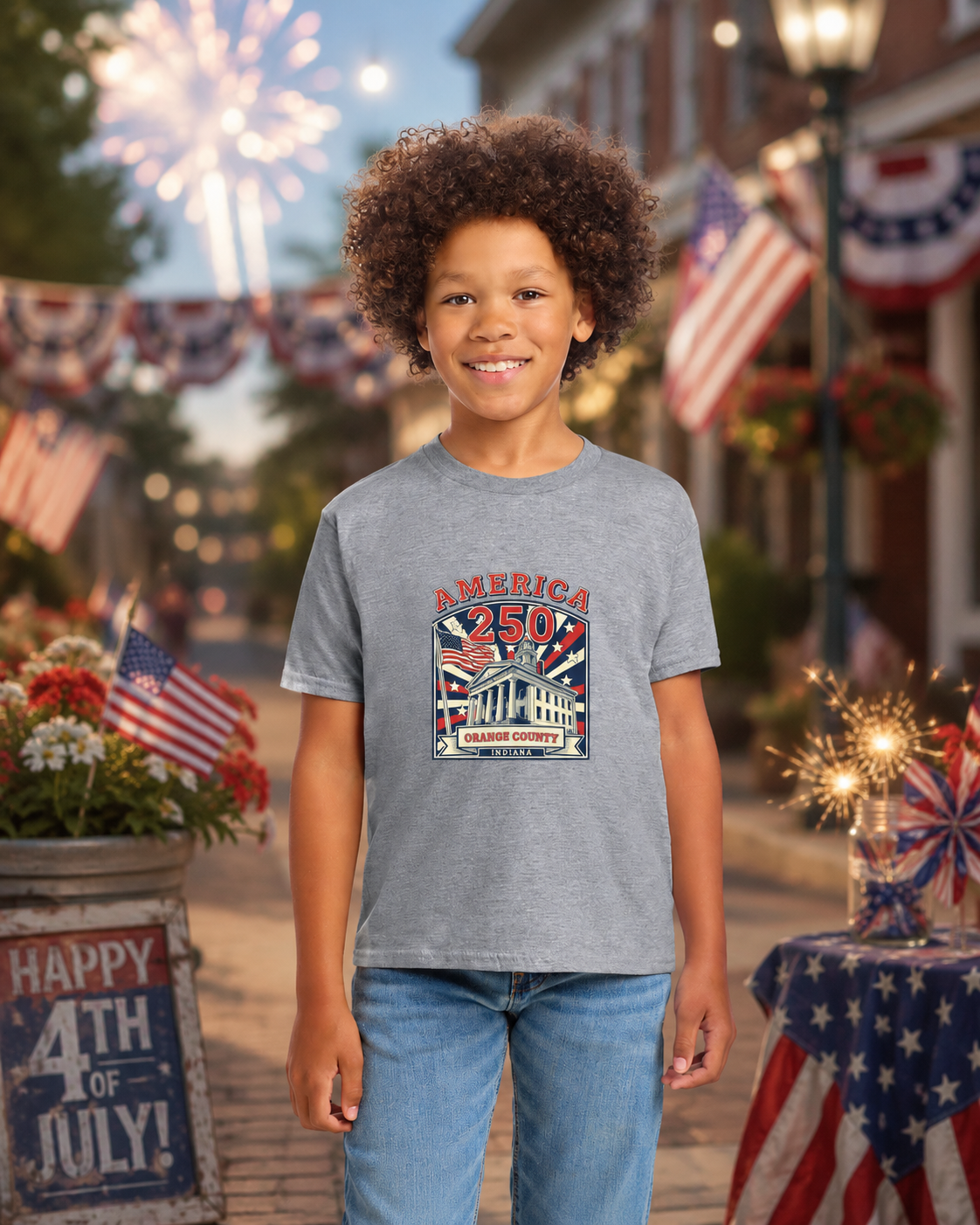 America 250 – Orange County Indiana Youth Celebration Tee