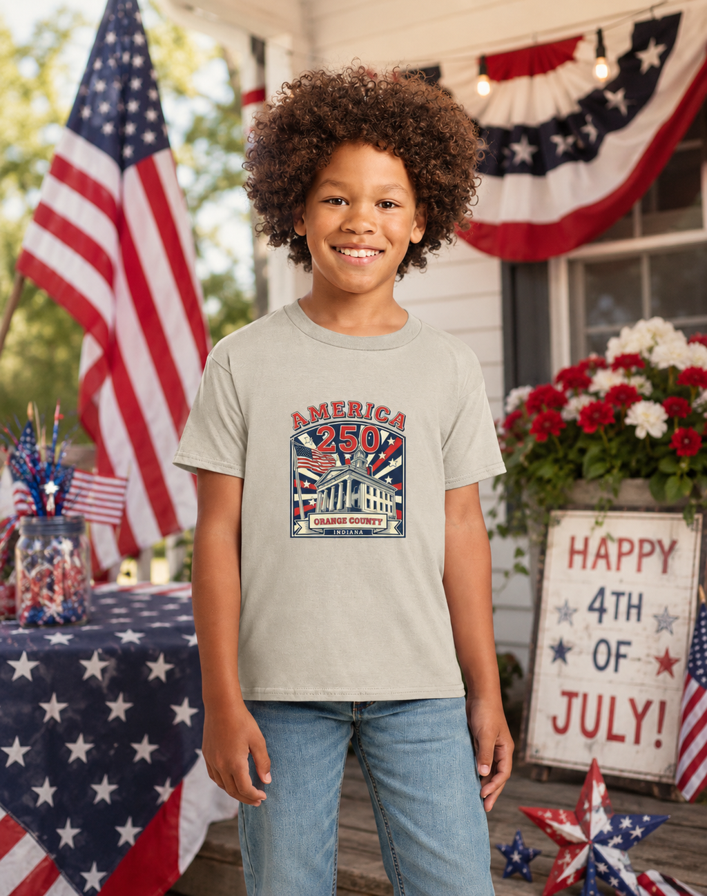 America 250 – Orange County Indiana Youth Celebration Tee