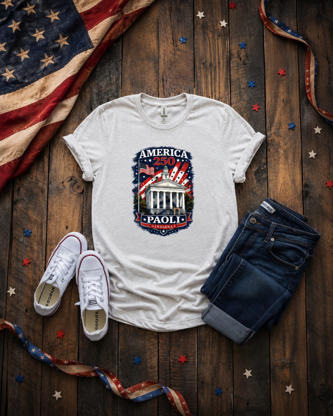 America 250 – Paoli Indiana Celebration Tee