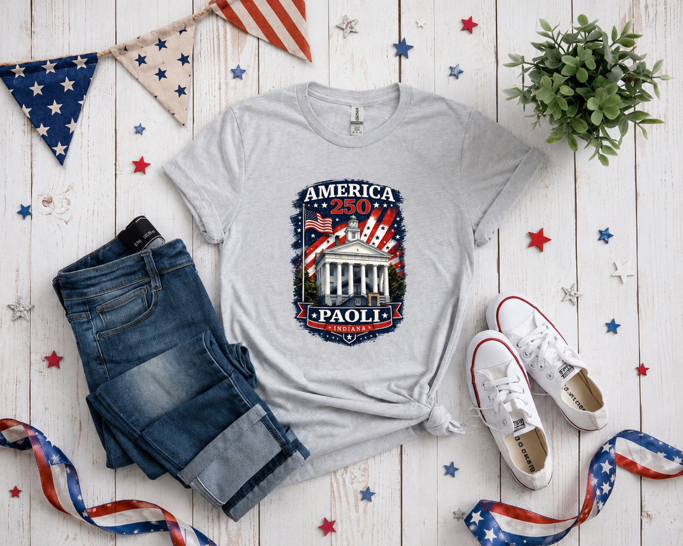 America 250 – Paoli Indiana Celebration Tee