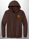 Gildan UPS Zip Up Hoodie